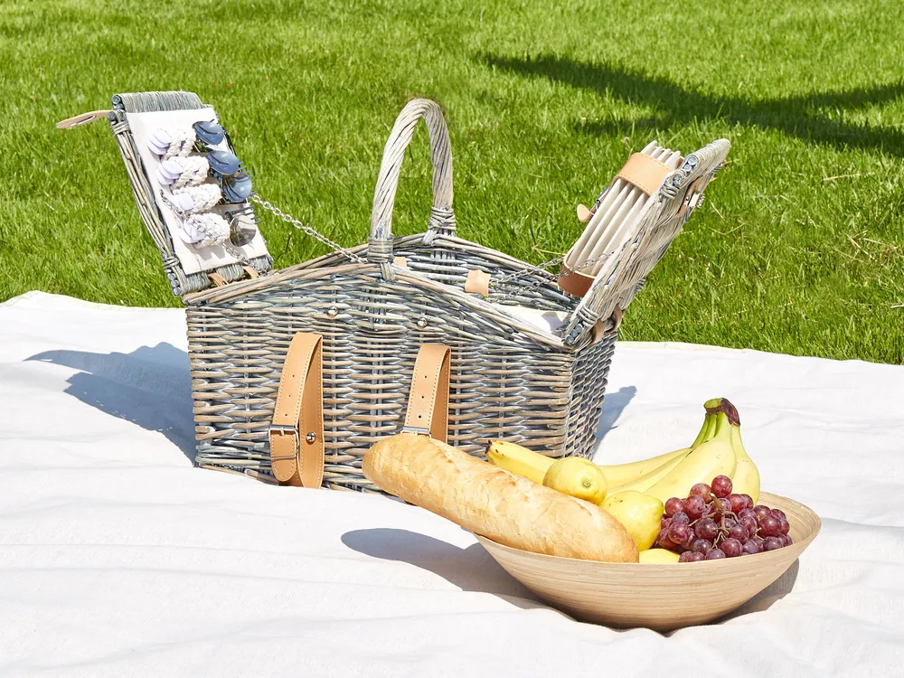 Picnic Basket CANELE Wicker Brown_873615