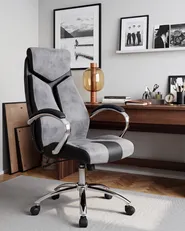Kontorsstol FORMULA Konstläder Grå_1082987