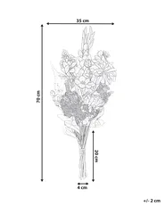 Artificial Flower Bouquet LOURO 70 cm White_1028515