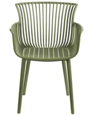 Set of 4 Garden Chairs PESARO Green_998547