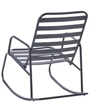 Garden Rocking Chair TURI Metal Black_1020918