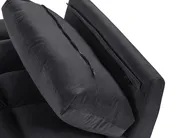 Sofa Bed 3 Seater ASBY Velvet Black_788060