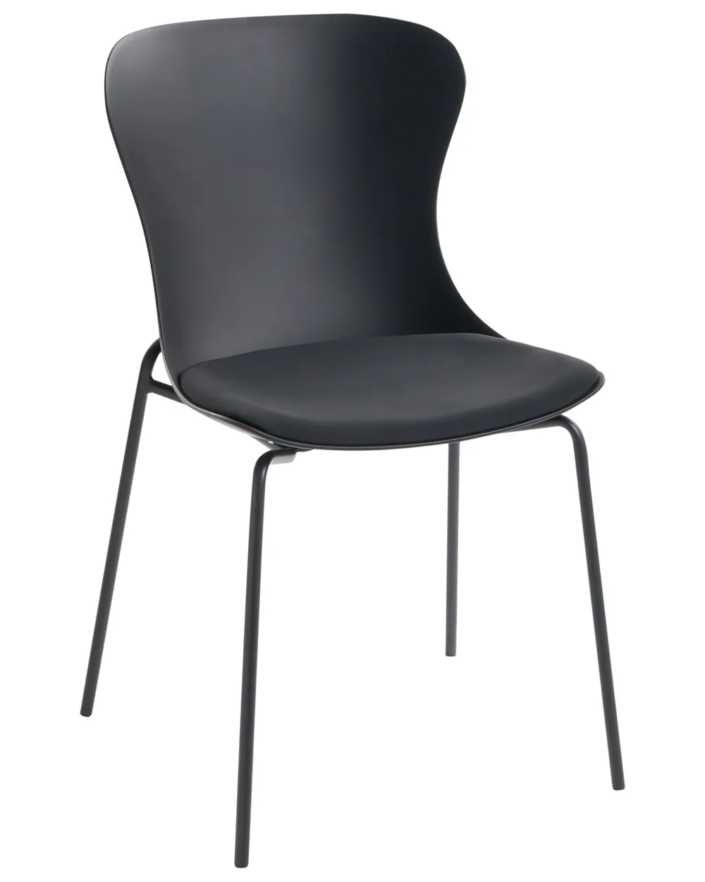 Set of 2 Dining Chairs PITSBURG  Black_1076793