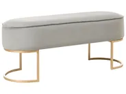 Bench MILRY Velvet Light Grey_1026928