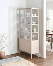 Vitriini OXTED 80 cm Metalli Beige_1069010