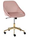 Desk Chair BARDSDALE Velvet Pink
