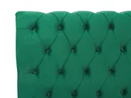 Bed Velvet AVALLON 180 x 200 cm (EU Super King) Emerald Green_729232