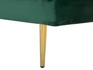Left-Hand Chaise Longue MIRAMAS Velvet Emerald Green_739229