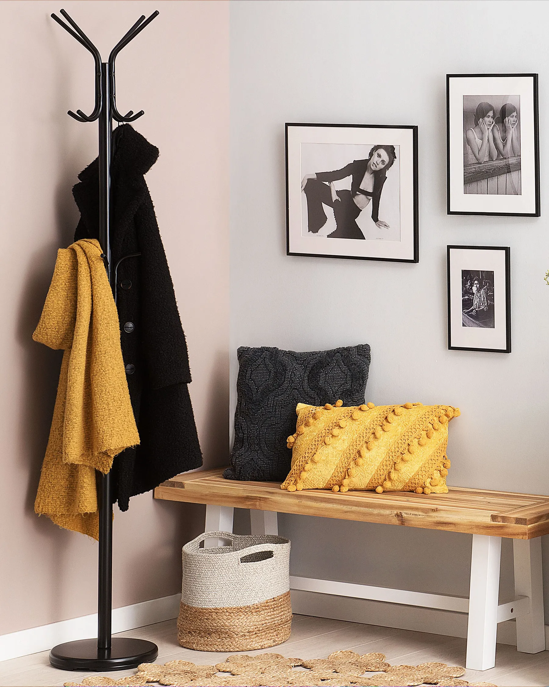 Coat Stand CLAXTON Black_757233