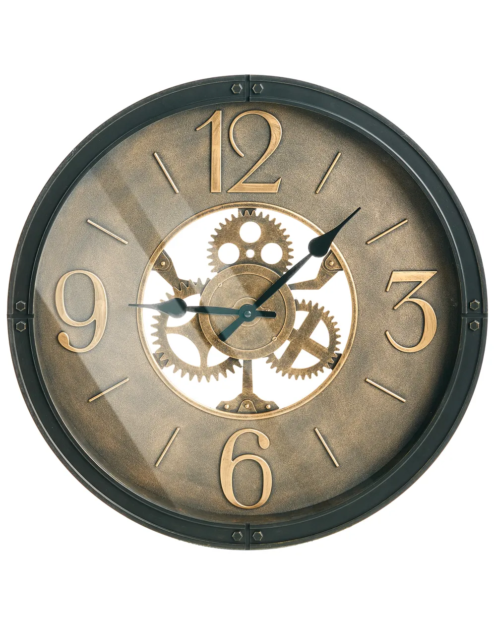 Wall Clock ALBACETE 50 cm Black