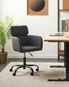 Desk Chair ALENA Boucle Black
