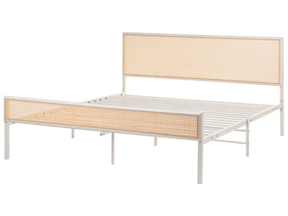 Sänky Polyrottinki AVANTON 160 x 200 cm Beige_1116782