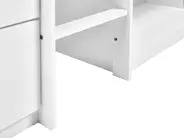 Mid Sleeper Bed Wood SUSVILLE 90 x 200 cm (EU Single) White_935457