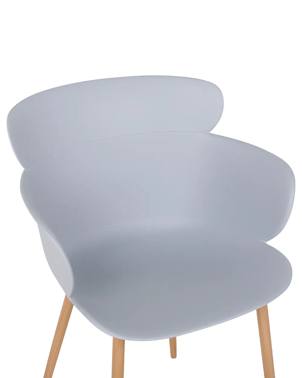 Set of 2 Dining Chairs SUMKLEY Light Grey_783762