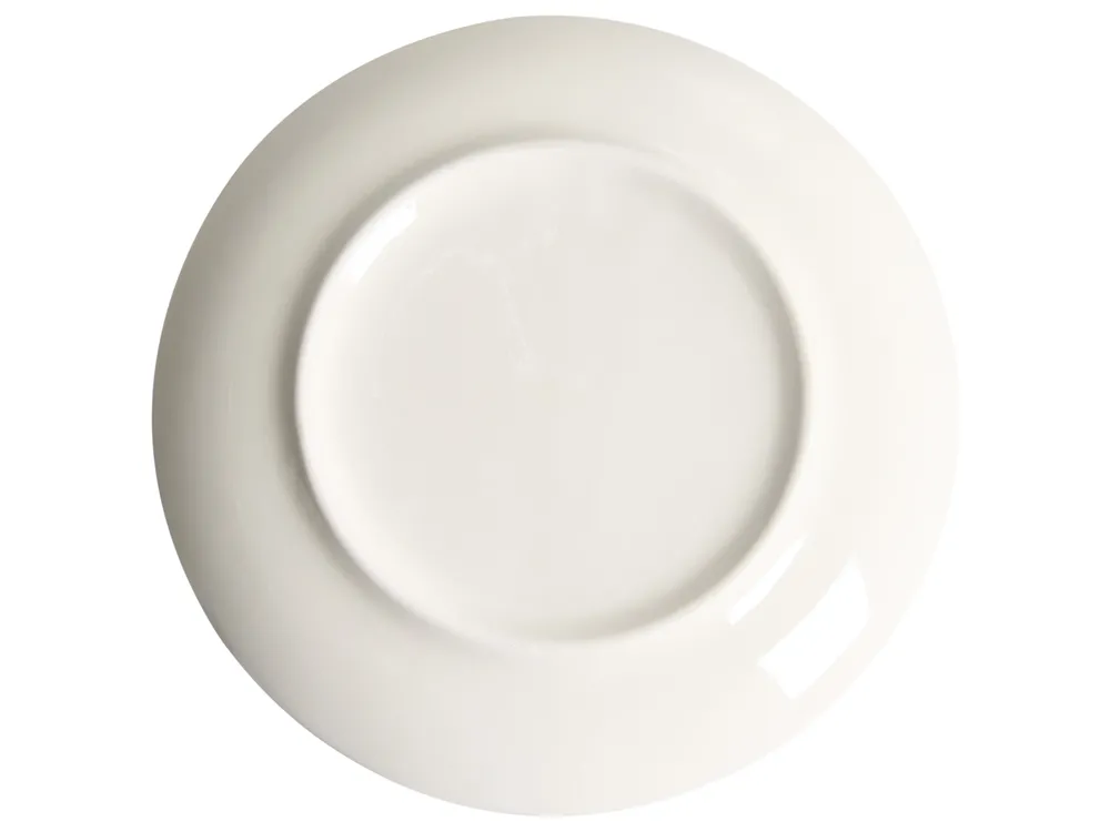 Set of 24 Dinnerware CUMIN Porcelain Off-White/ Blue_1061857