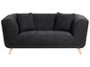 Sofa 2 Seater HABO Fabric Black