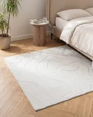 Rug SELVORI Off-White 160 x 160 cm_1123915