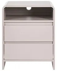 Nattbord med 2 skuffer DORRIGO Lys beige_1135011