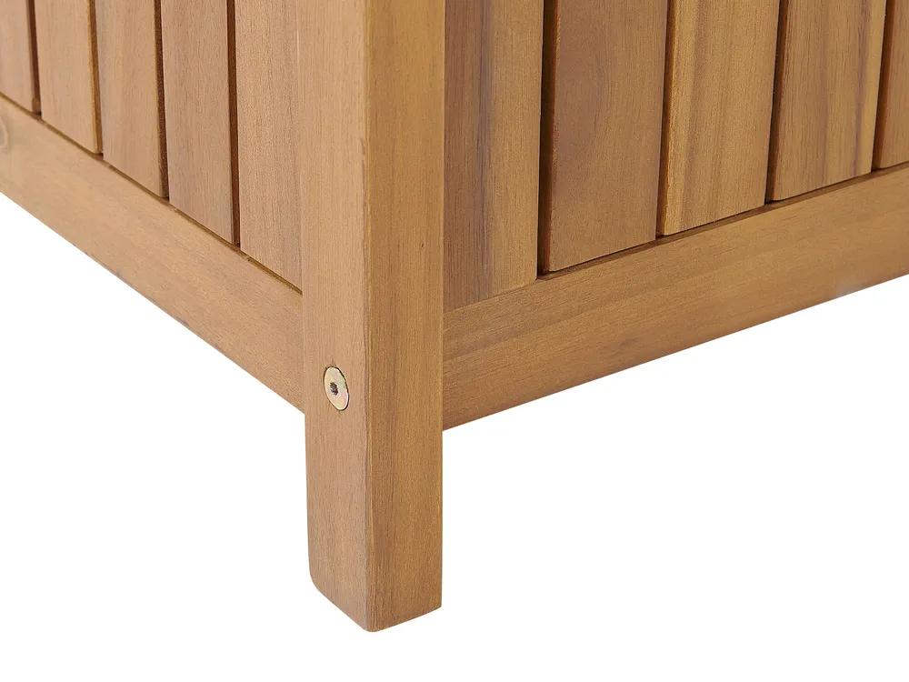Garden Bench SOVANA 120 cm with Storage Acacia Wood Brown_772455