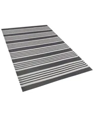 Outdoor Rug DELHI Black 120 x 180 cm_766378