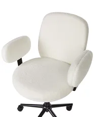 Desk Chair MORAGA Boucle Off-White_932395