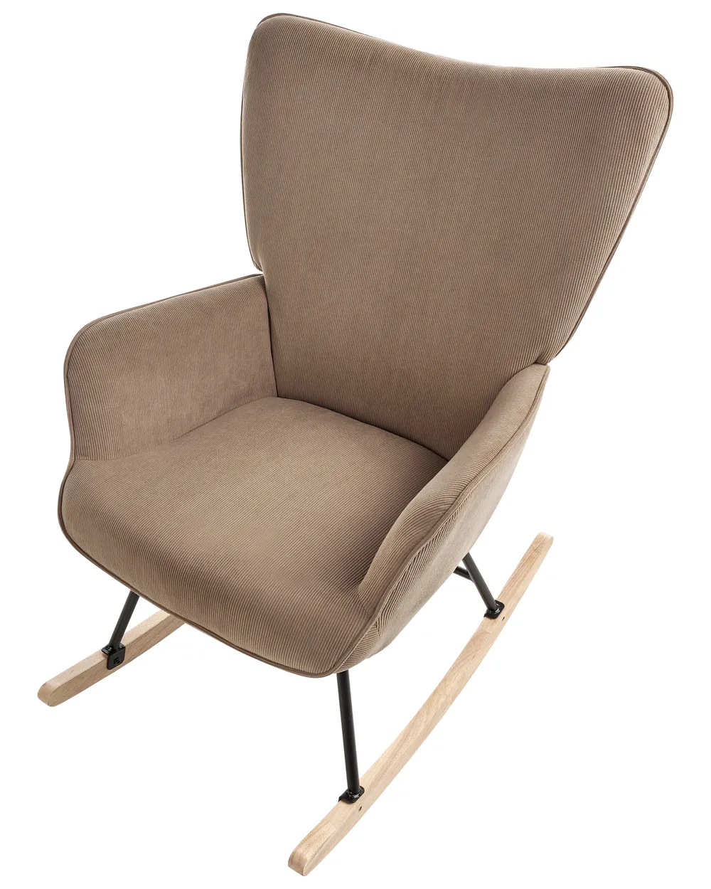 Rocking Chair ARSET Corduroy Taupe_952736