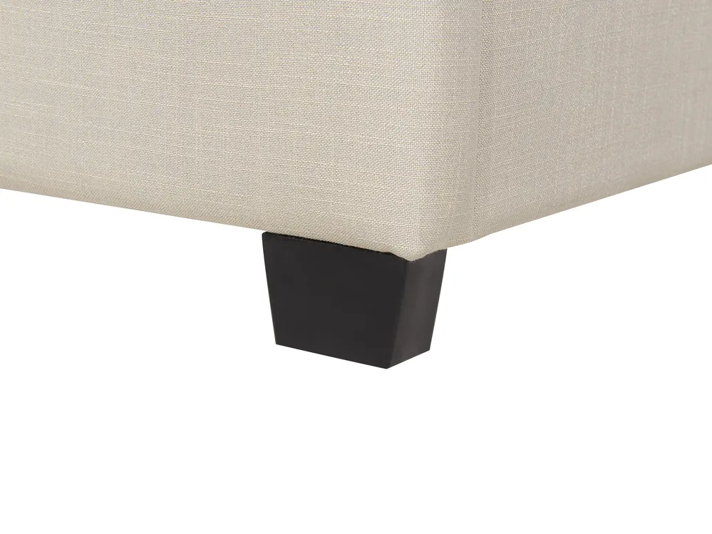 Waterbed Fabric BELFORT 160 x 200 cm (EU King Size) Light Beige_849977