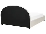 Ottoman Bed VAUCLUSE Fabric Light Beige 180 x 200 cm (EU Super King)_876642