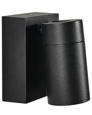 Set of 2 Outdoor Wall Lights MANOR Black_1102550