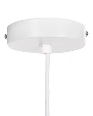 Pendant Lamp ATOYAC Faux Linen Beige_906203