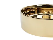 Countertop Basin TEBAR ⌀ 400 mm Ceramic Gold_922243
