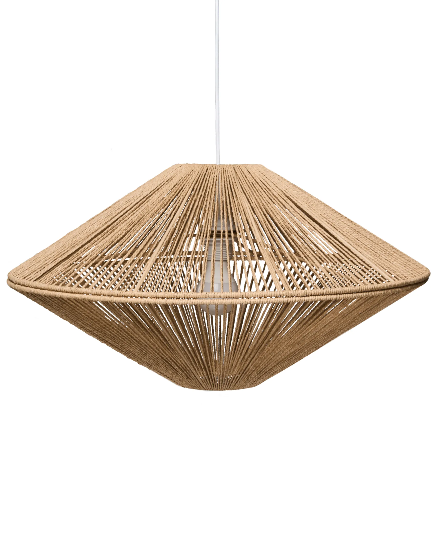 Pendant Lamp CAVES Paper Rope Natural_1037562