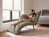 Chaise Longue QUILLY Corduroy Green