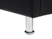 Säng med lamellram Konstläder METZ 140 x 200 cm Svart_731112