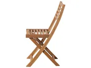 Bistro Set with Cushions FIJI Acacia Wood Yellow_680747