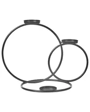 Candle Holder CAKUNG 33 cm Metal Black_849141