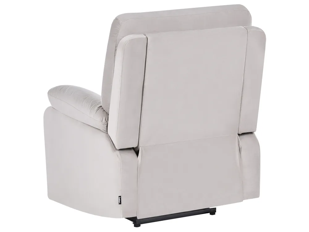 Soffgrupp med elektrisk reclinerfunktion 6-sits BERGEN med USB-port Sammet Ljusbeige_1064833