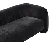 Living Room Set 4 Seater LEIREN Chenille Black_1028718