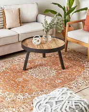 Rug HAYA Orange 160 x 230 cm Cotton_852202