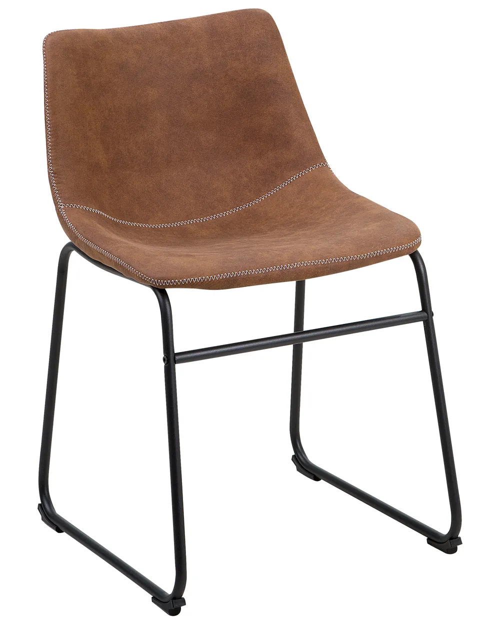 Set med 2 matstolar BATAVIA Guldbrun_725020