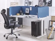 Desk Screen WALLY 80 x 40 cm Blue_800910