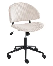 Office Chair KIANA Corduroy Off-White_1042872