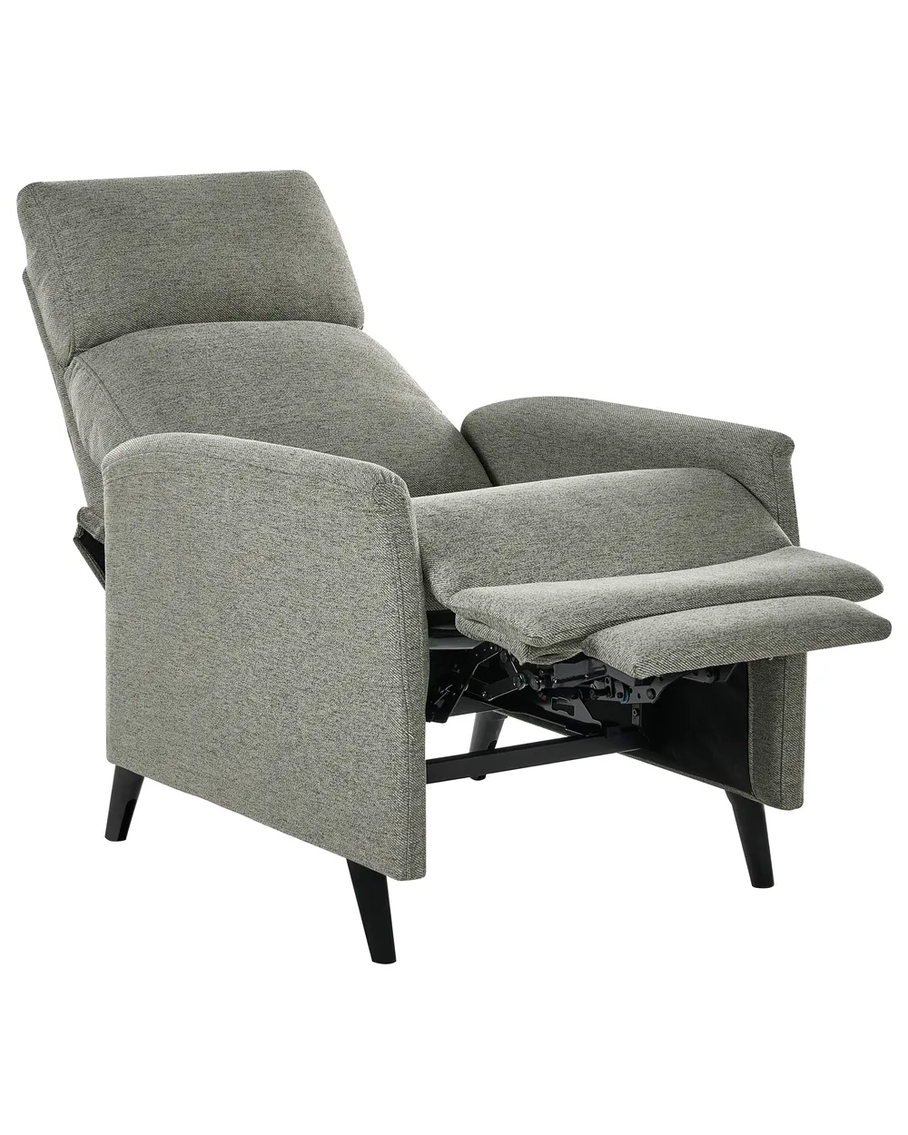 Recliner Chair SELVIK with Footrest Fabric Light Green