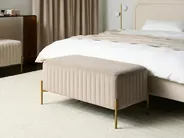 Upholstered Bench UTAH Velvet Taupe_1047010