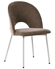 Ruokatuolisetti 2 kpl COVELO Chenille Vaaleanruskea_1168995