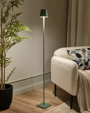 Wireless LED Floor Lamp GAVARRESA with Dimmer Metal Green_940565