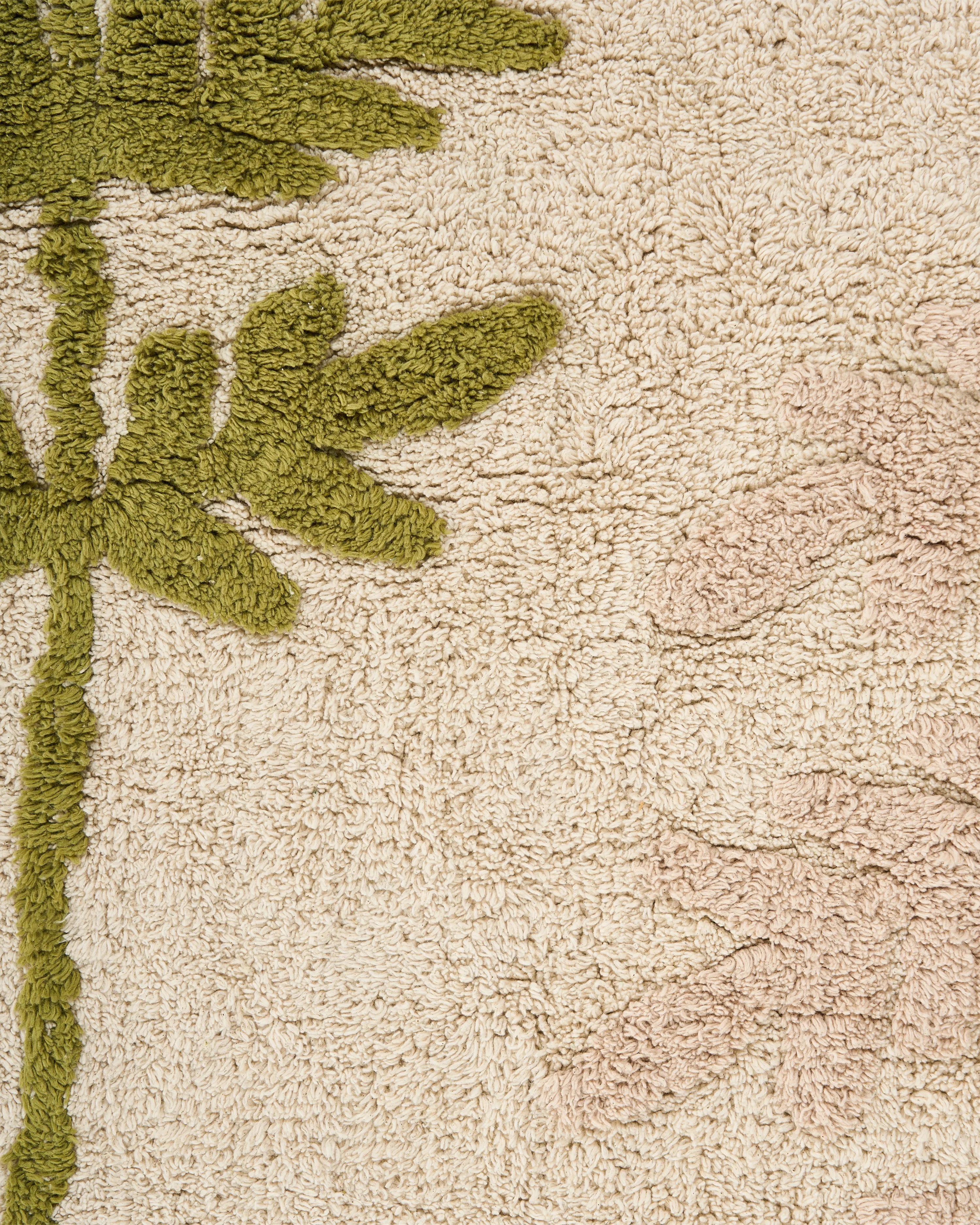 Kids Rug DARMA Beige 140 x 200 cm Cotton_1108011