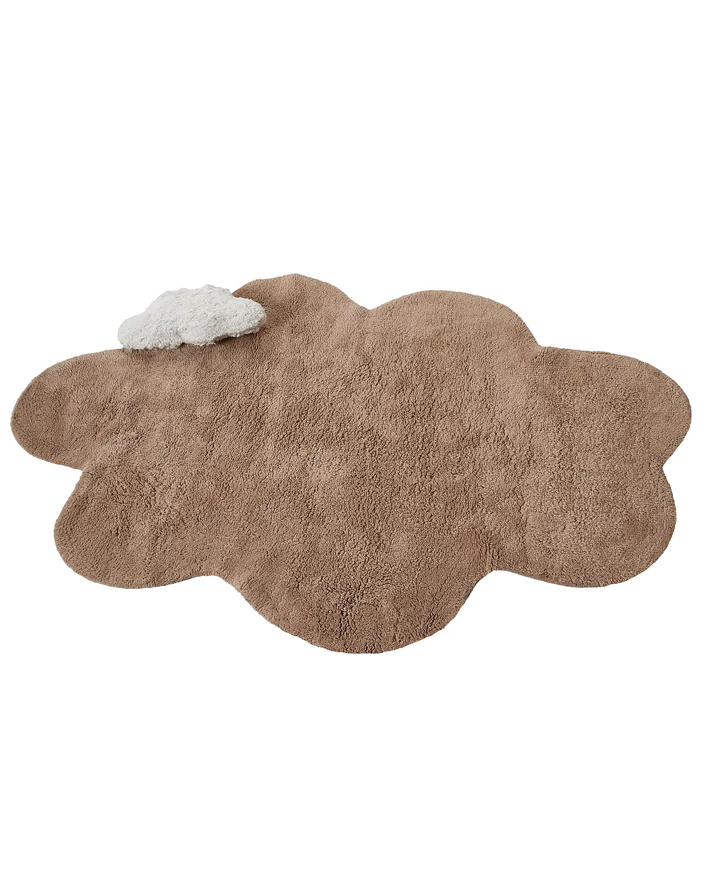 Kids Rug HODKA  Light Brown 80 x 120 cm Cotton with Cushion