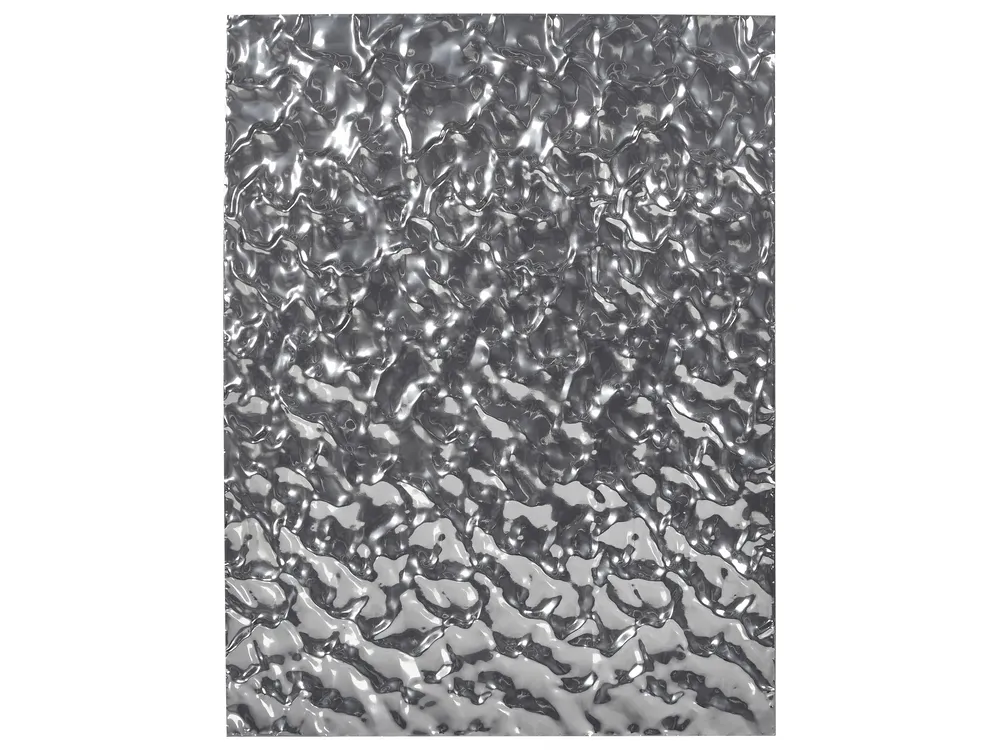 Wall Decor COIMBRA Metal 79 cm Silver