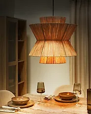Pendant Lamp TELAMBA Wicker Natural_1172744